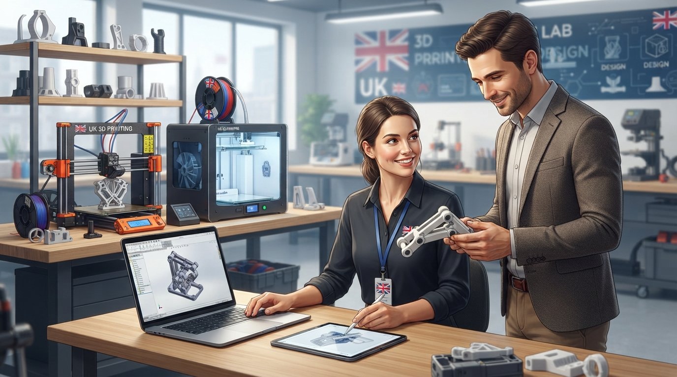 How to Get Your Custom 3D Design Printed in the UK