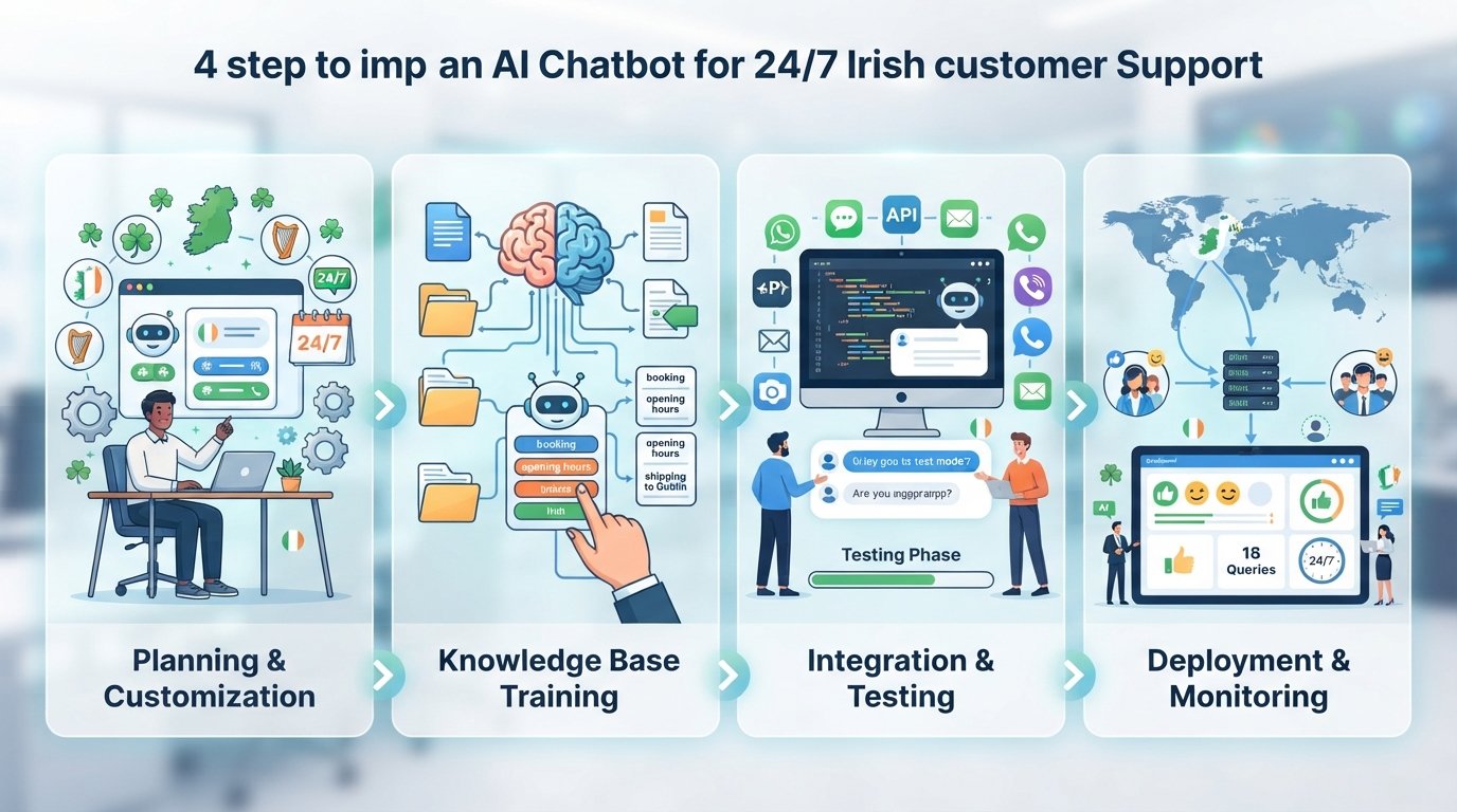 Implement an AI Chatbot for 24/7 Irish Customer Support
