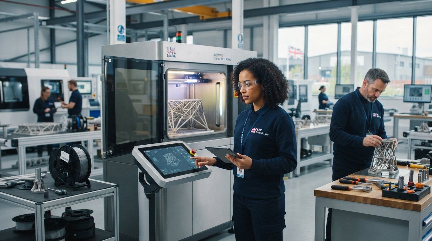UK Manufacturing Boosted by 3D Printing Innovations