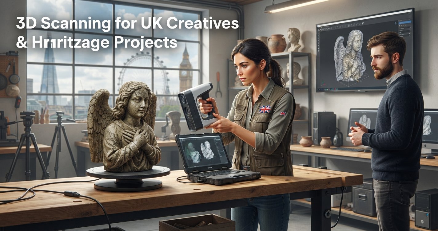 3D Scanning for UK Creatives & Heritage Projects