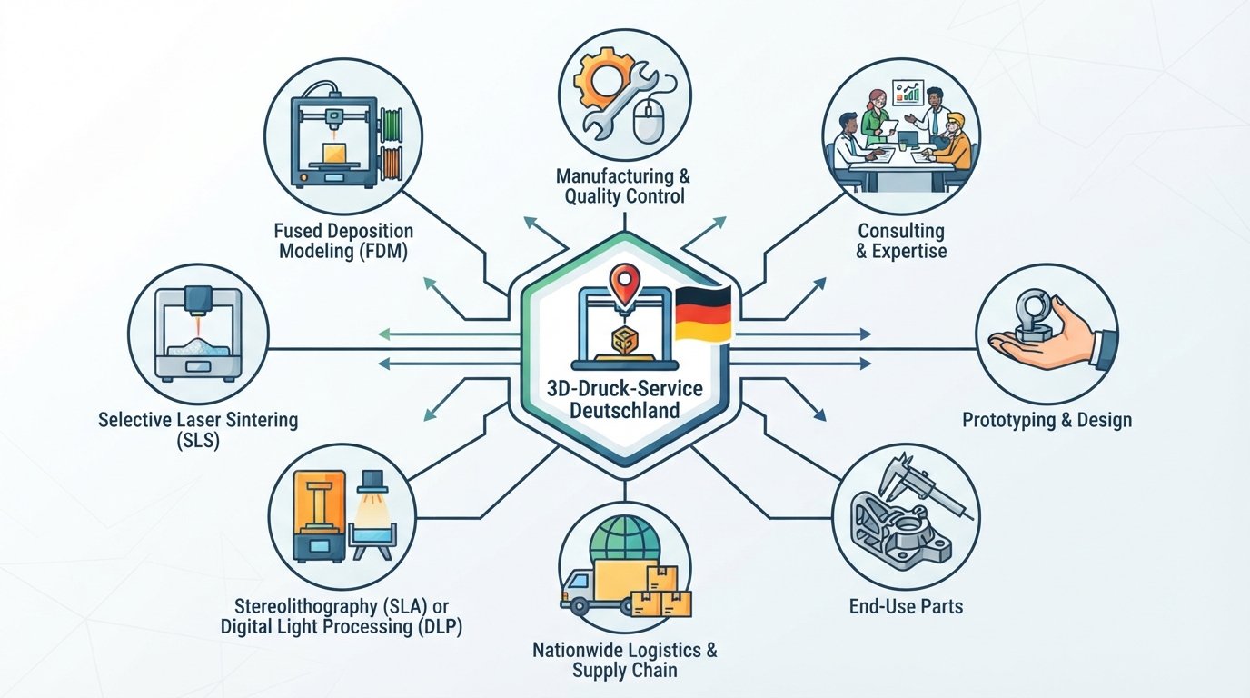 3D-Druck-Service Deutschland: Ihr Leitfaden für maßgeschneiderte Projekte