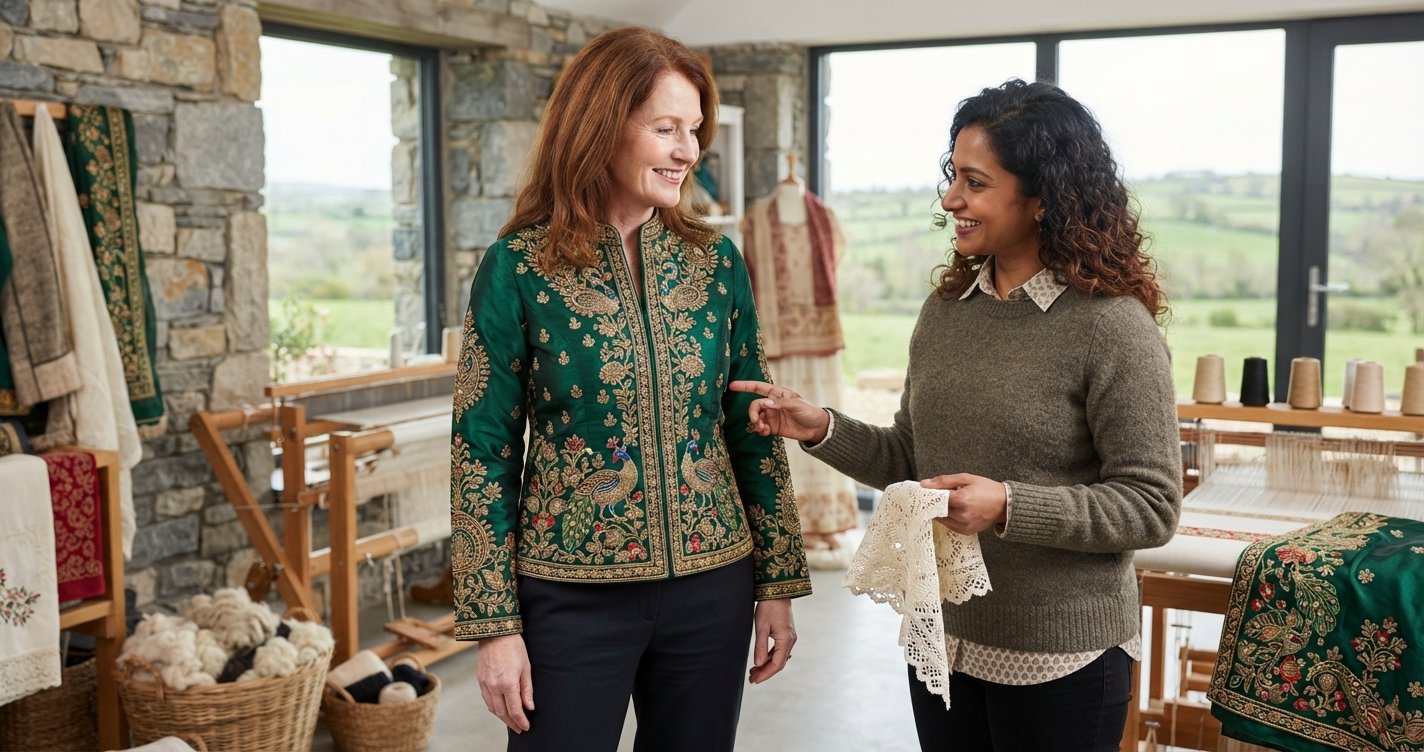 Handcrafted Indian Fashion Shines, Echoing Ireland's Craft Renaissance