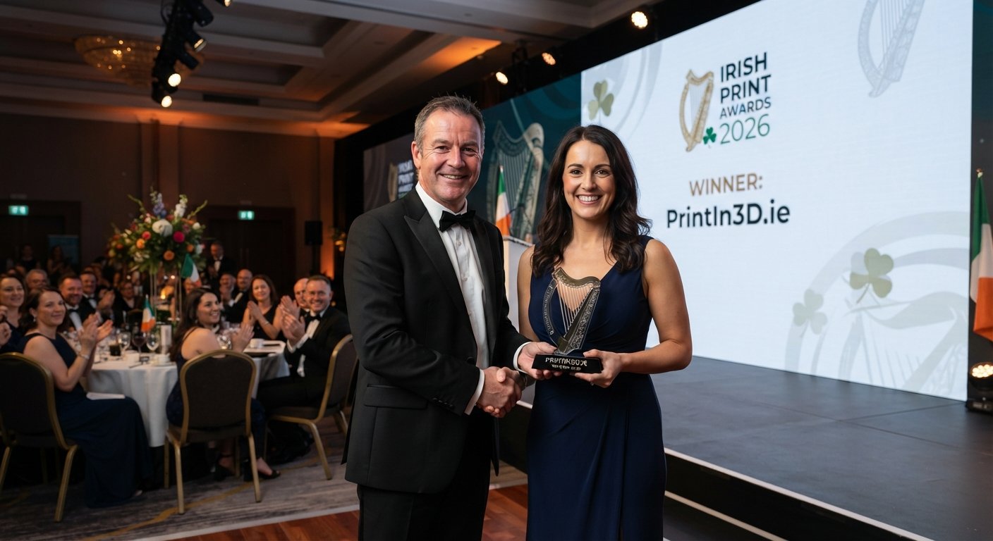 PrintIn3D.ie Shines at Irish Print Awards 2026