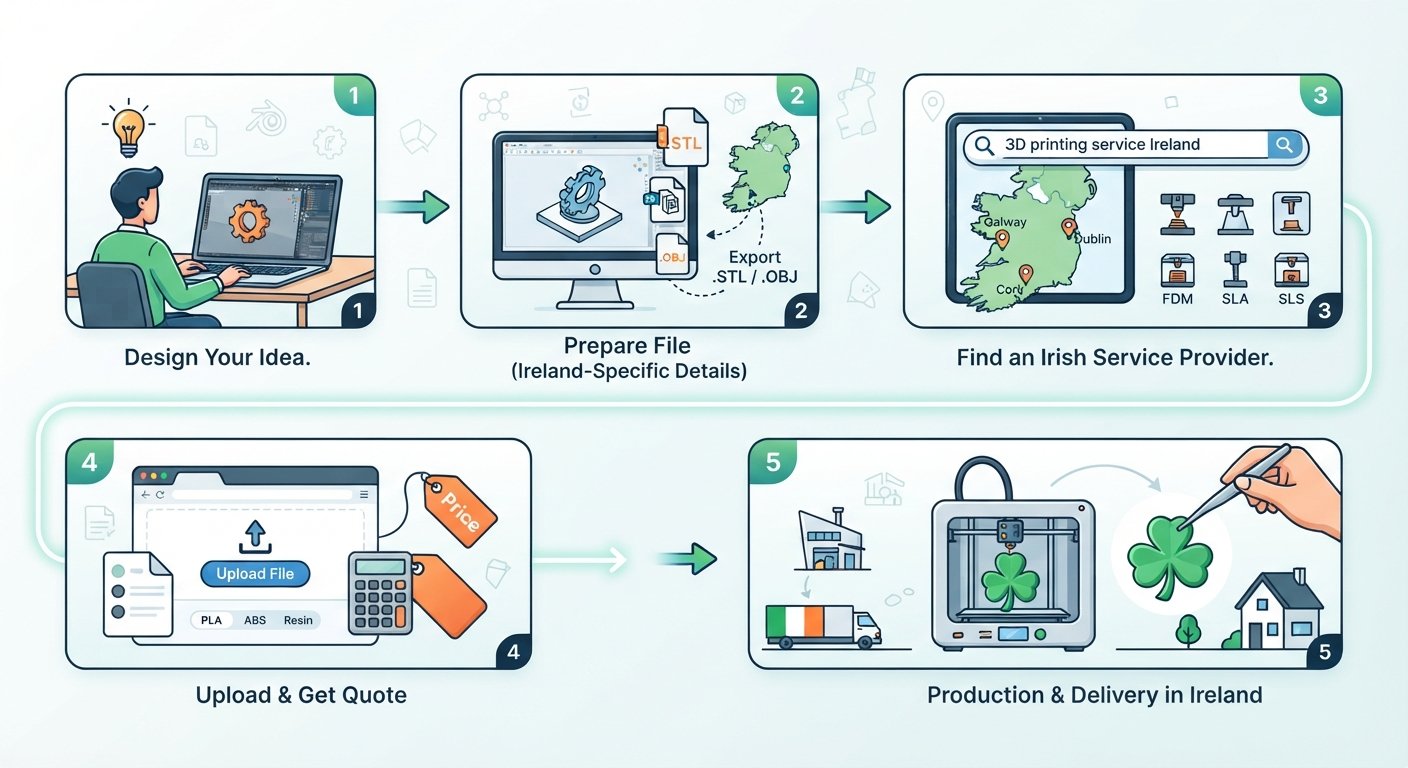 How to Get Your Custom 3D Print Made in Ireland: A Step-by-Step Guide