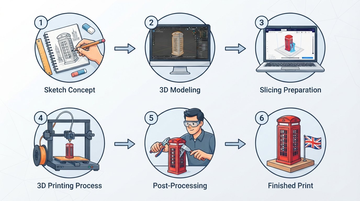 Sketch to 3D Print UK: Your Guide to Bringing Designs to Life