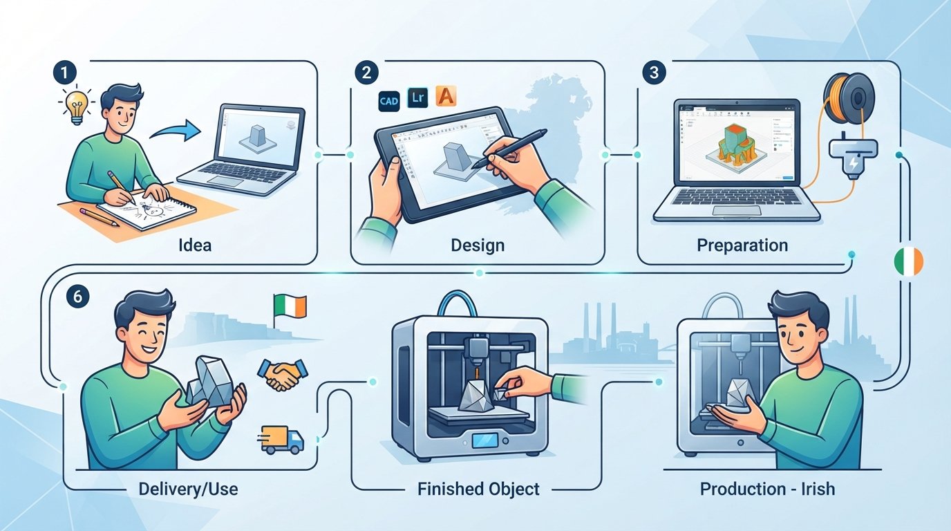 How to Get Your Custom 3D Print Made in Ireland: Idea to Object