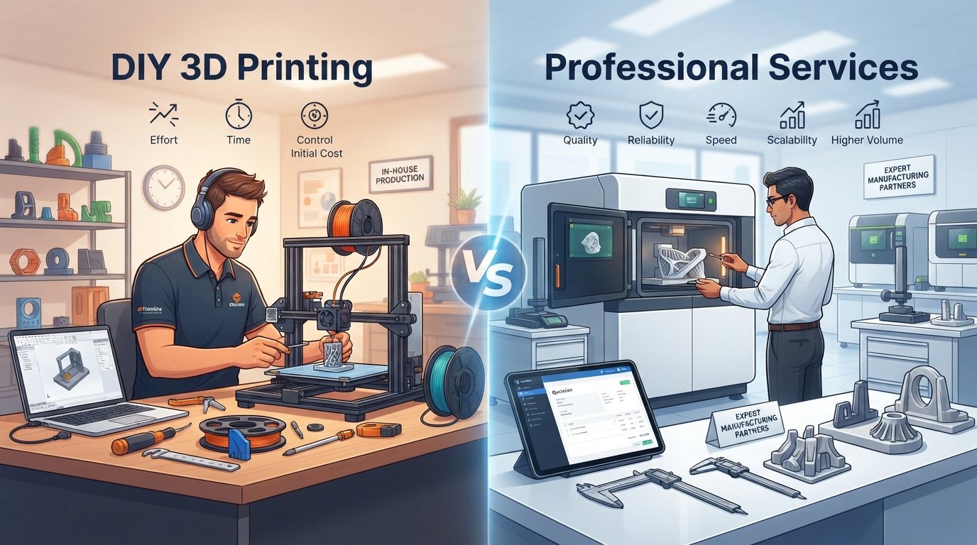 DIY 3D Printing vs. Professional Services: US Small Business Guide