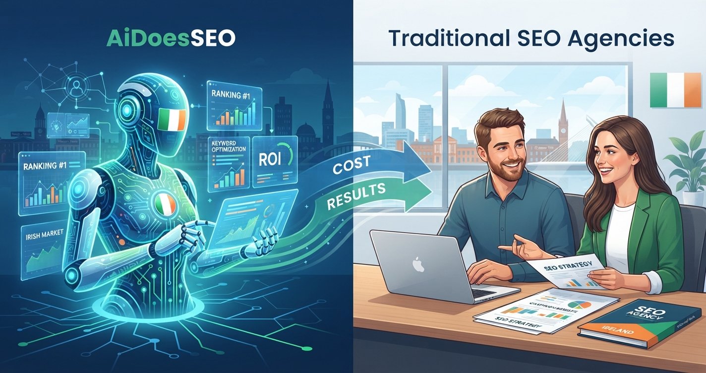 AiDoesSEO vs. SEO Agencies: Cost and Results for Irish SMEs