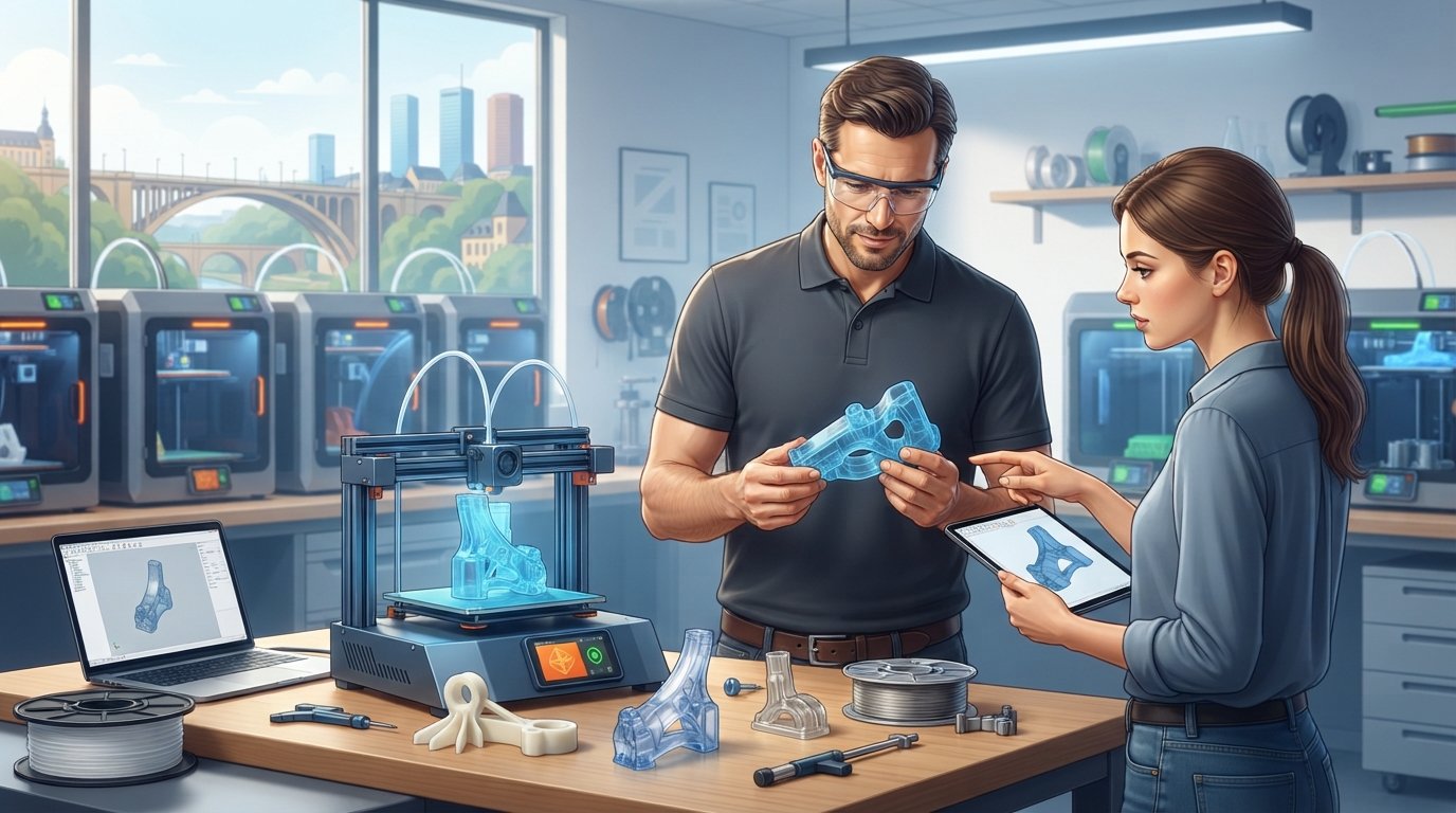 Custom 3D Printing in Luxembourg: Your Design, Our Service