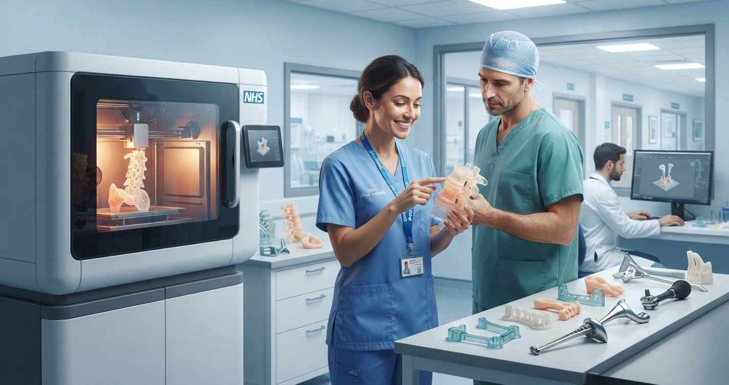 UK NHS Trusts Steadily Advance 3D Printing Capabilities