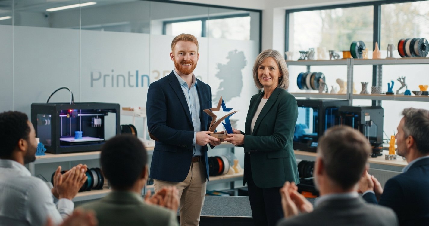 PrintIn3D.ie's 'Rising Star' Award Elevates Irish 3D Printing
