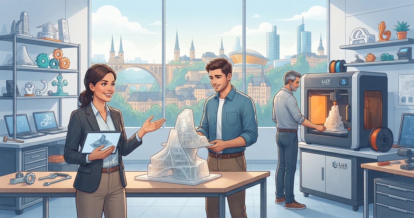 Custom 3D Printing in Luxembourg: Your Ideas, Realised