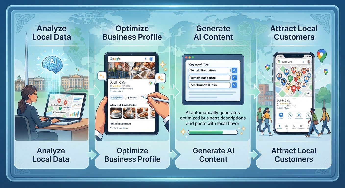 Attract More Customers from Google Maps in Dublin with AI SEO