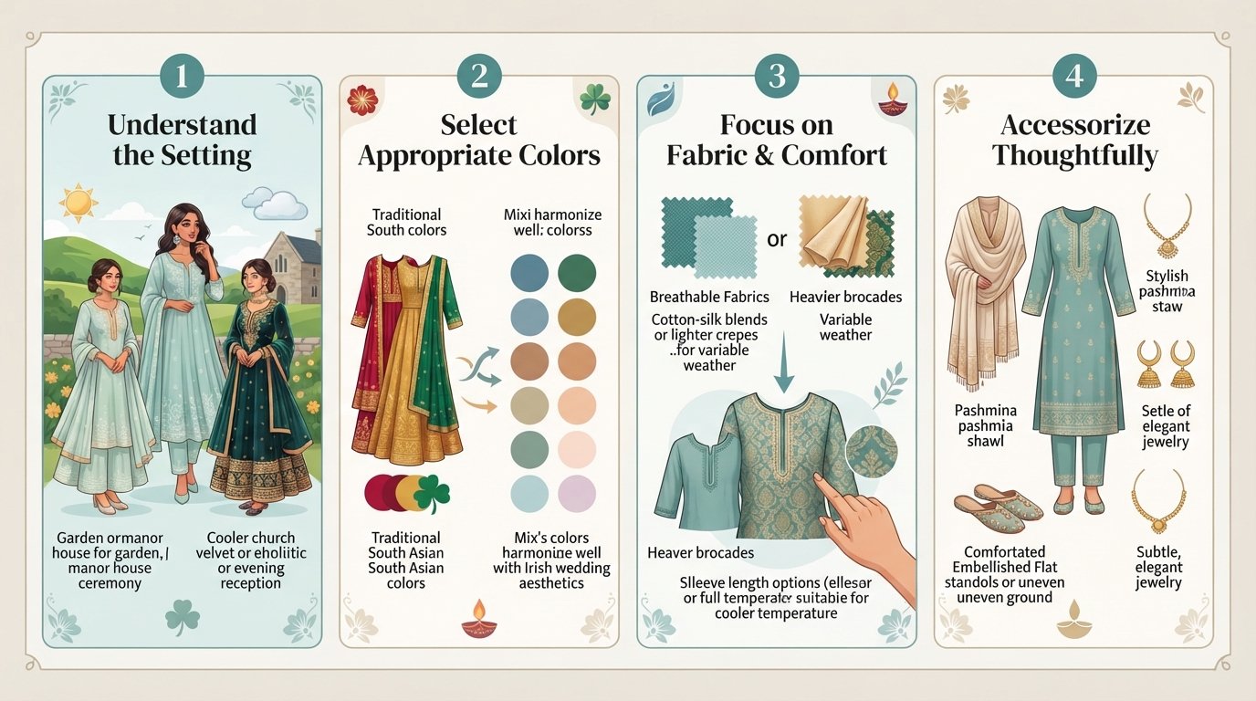How to Choose the Perfect Kurta Set for an Irish Wedding Guest Look