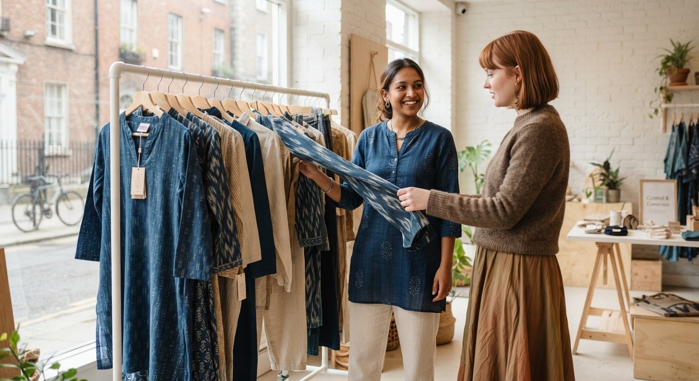 Ethical Indian Fashion's Growing Appeal in Ireland's Slow Fashion Movement