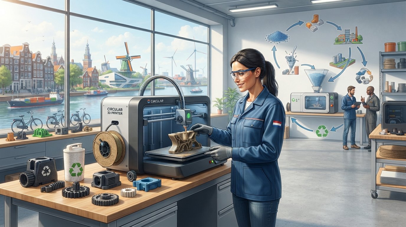3D Printing Powers Netherlands' Circular Economy Shift