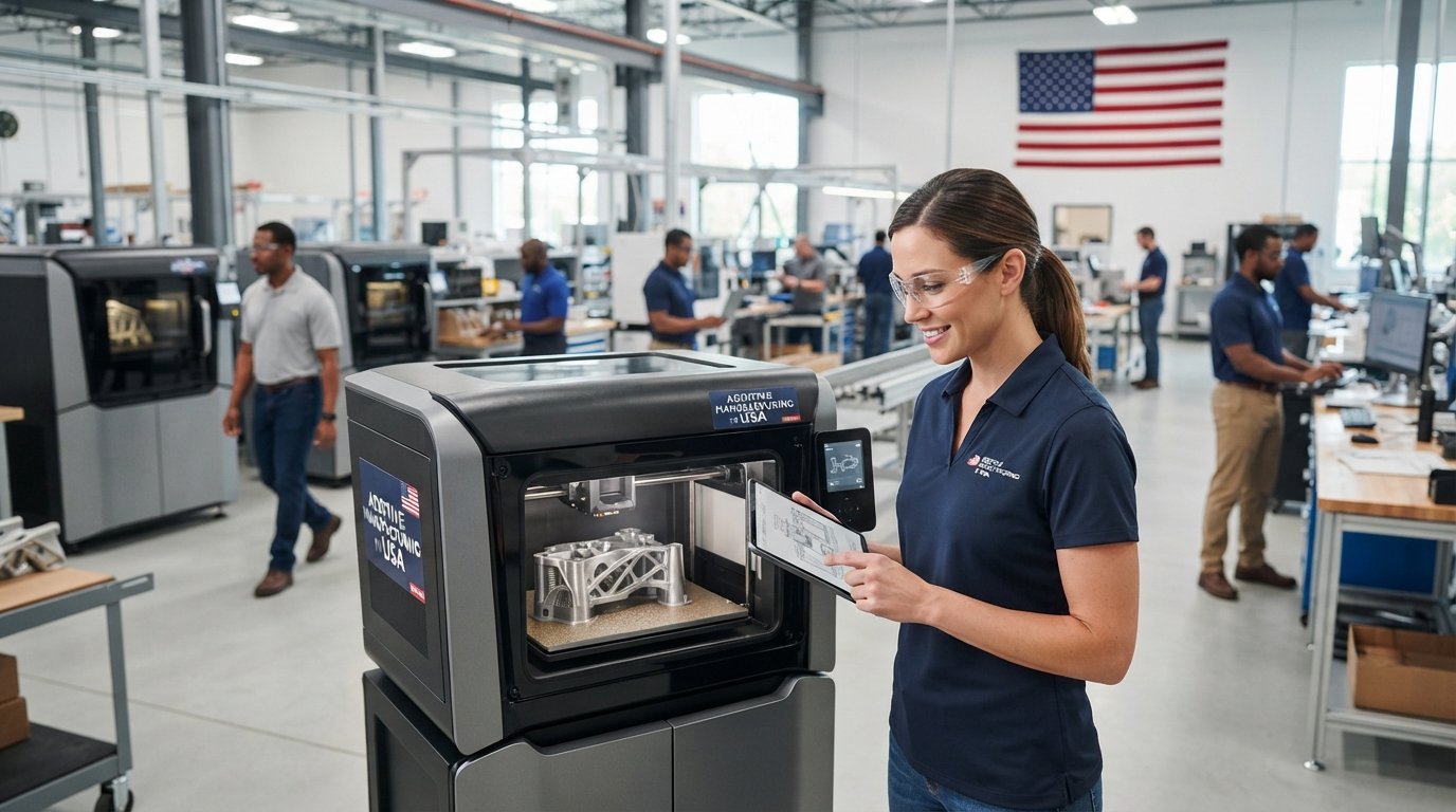 US Manufacturing Boosts Resilience with Local 3D Printing