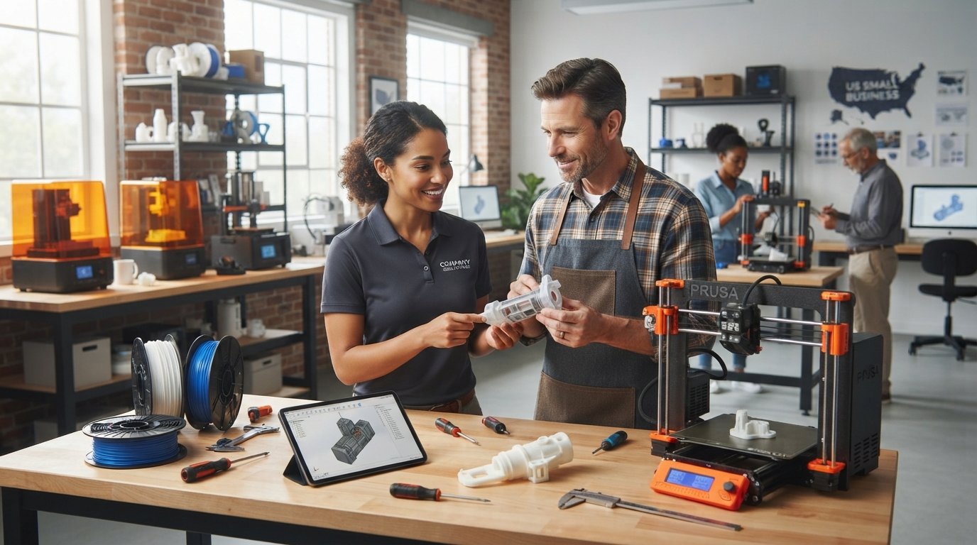 Custom 3D Printing for US Small Businesses