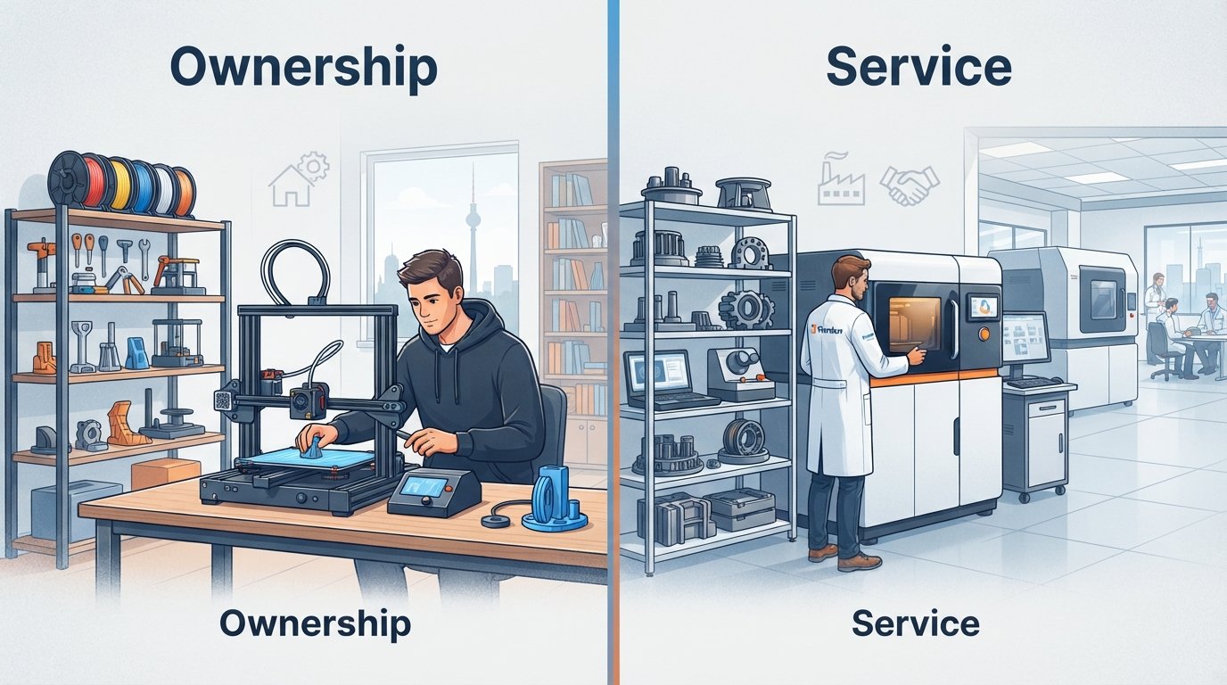 3D Printer Ownership vs. Service: A German Cost-Benefit Analysis