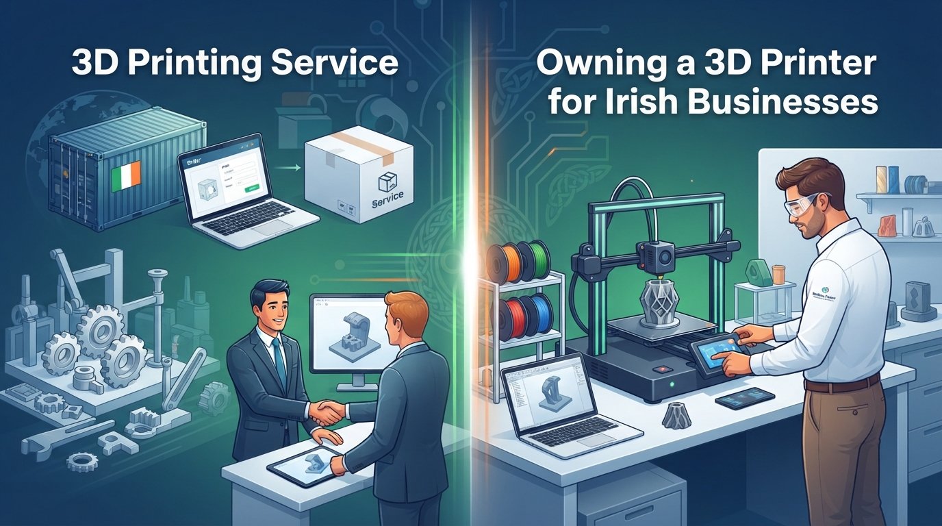 3D Printing Service vs. Owning a 3D Printer for Irish Businesses