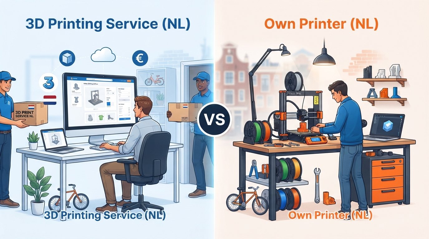 3D Printing Service vs. Own Printer: Costs & Benefits in NL