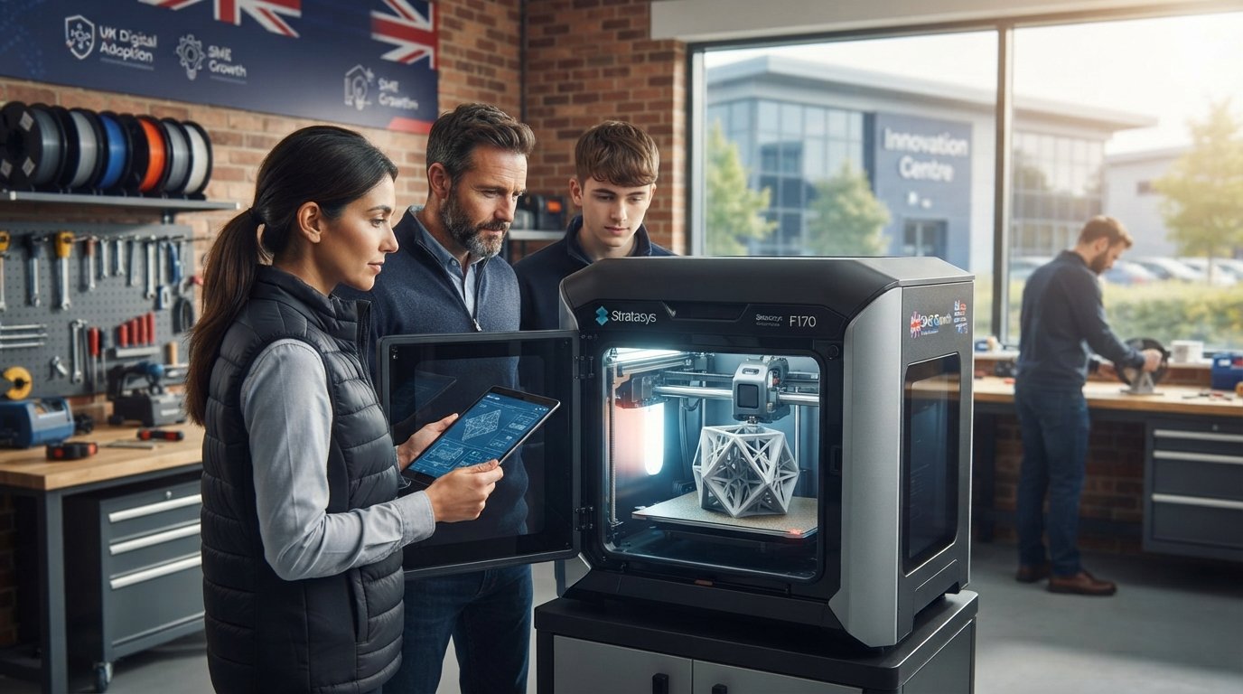 UK Schemes Boost SME Digital Adoption, Fueling 3D Printing