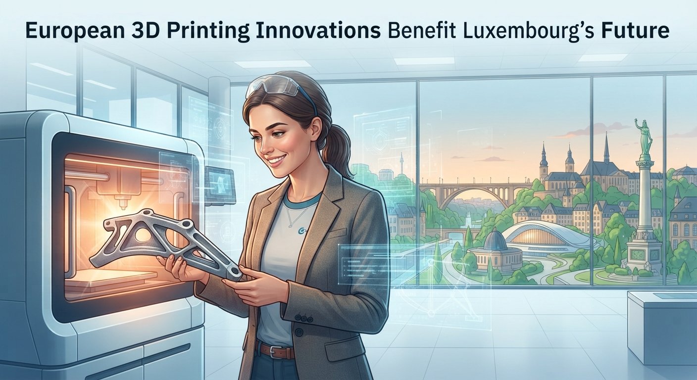 European 3D Printing Innovations Benefit Luxembourg's Future