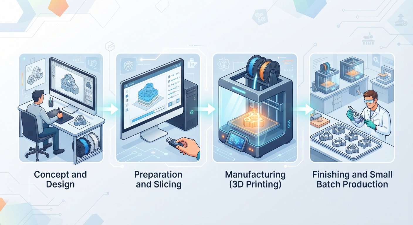 3D-Druck für Rapid Prototyping & Kleinserien: KMU-Leitfaden