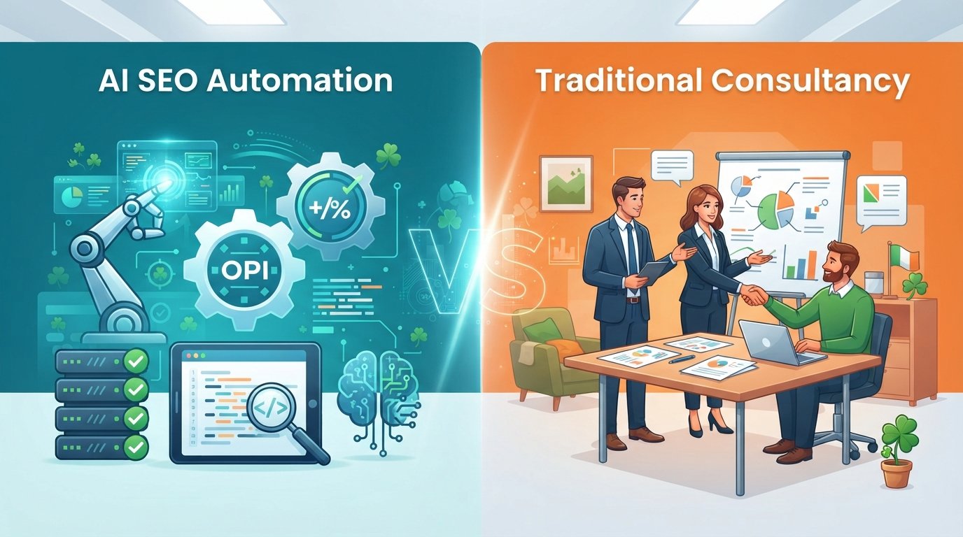 AI SEO Automation vs. Traditional Consultancy for Irish SMEs