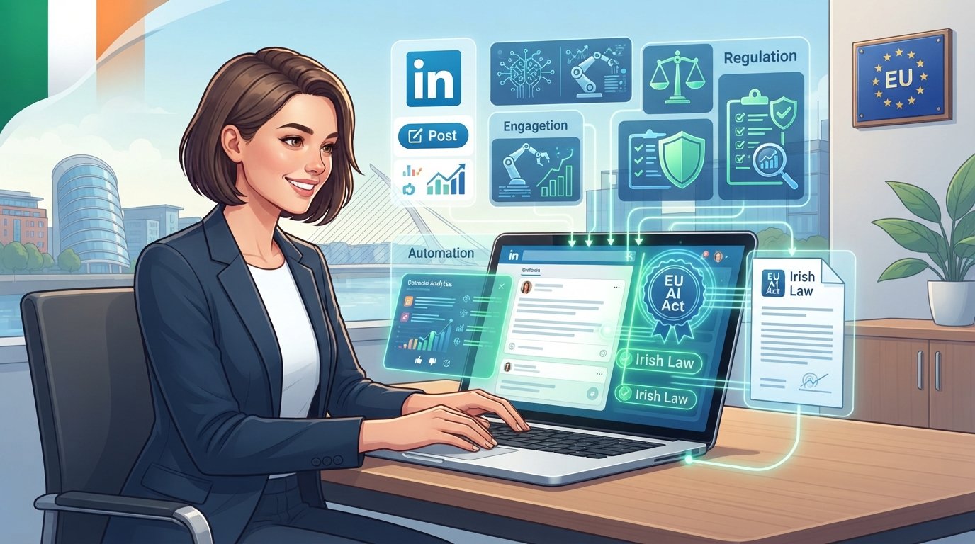Ireland's AI Law Transforms LinkedIn Content Automation