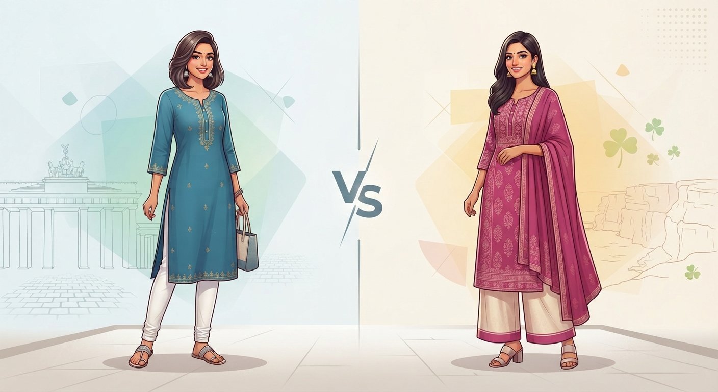 Kurti vs. Kurta Set: Your Guide to Indian Clothes in Germany & Ireland