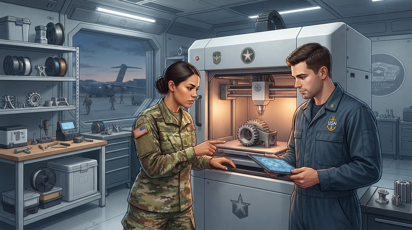 Pentagon Drives US Defense Via On-Demand 3D Printing