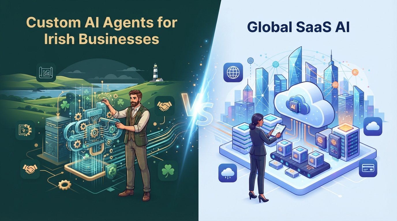 Custom AI Agents vs. Global SaaS AI for Irish Businesses