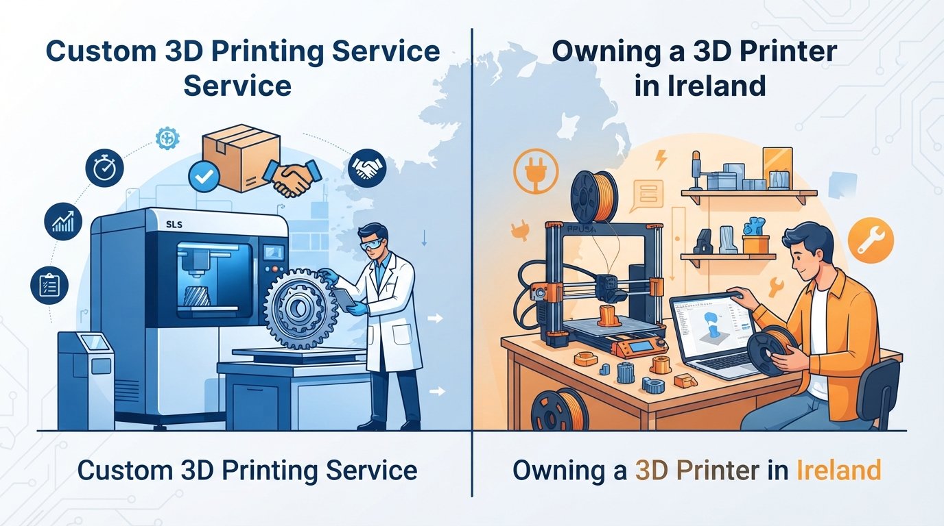 Custom 3D Printing Service vs. Owning a 3D Printer in Ireland