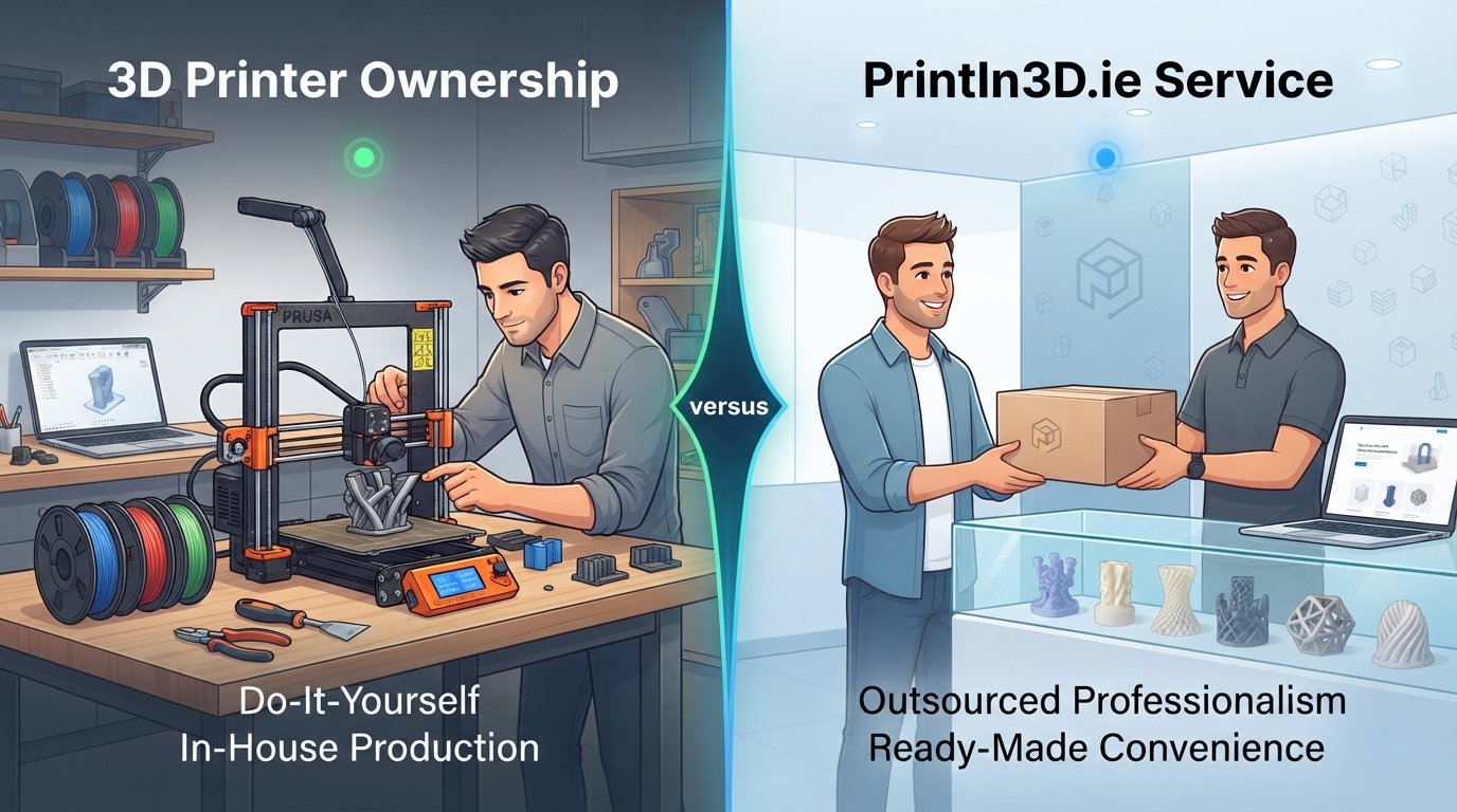 3D Printer Ownership vs. PrintIn3D.ie: Cost & Convenience in Luxembourg