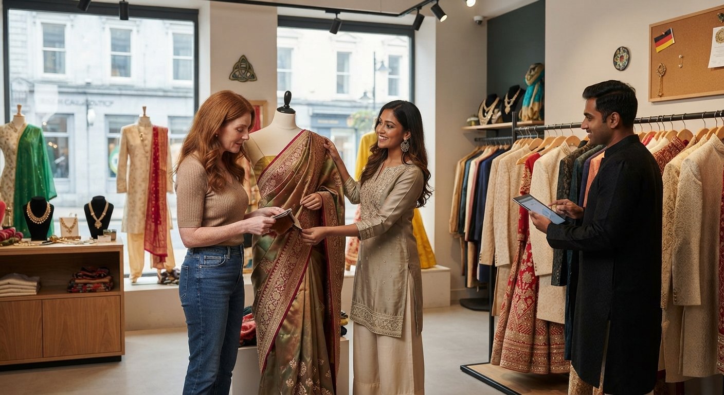 Irish Fashion Eyes Online Ethnic Wear Growth, Boosts Indian Clothes Germany