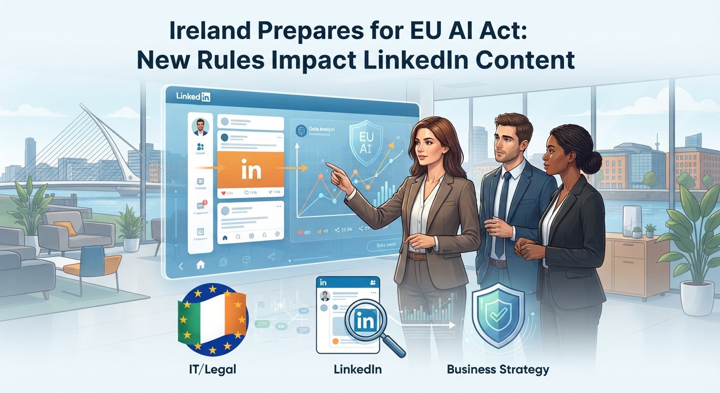Ireland Prepares for EU AI Act: New Rules Impact LinkedIn Content