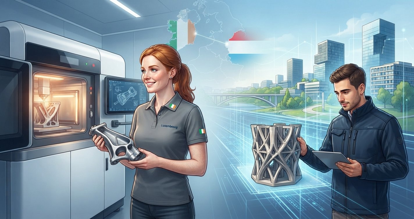 Irish 3D Printing Innovation Fuels Luxembourg's Future