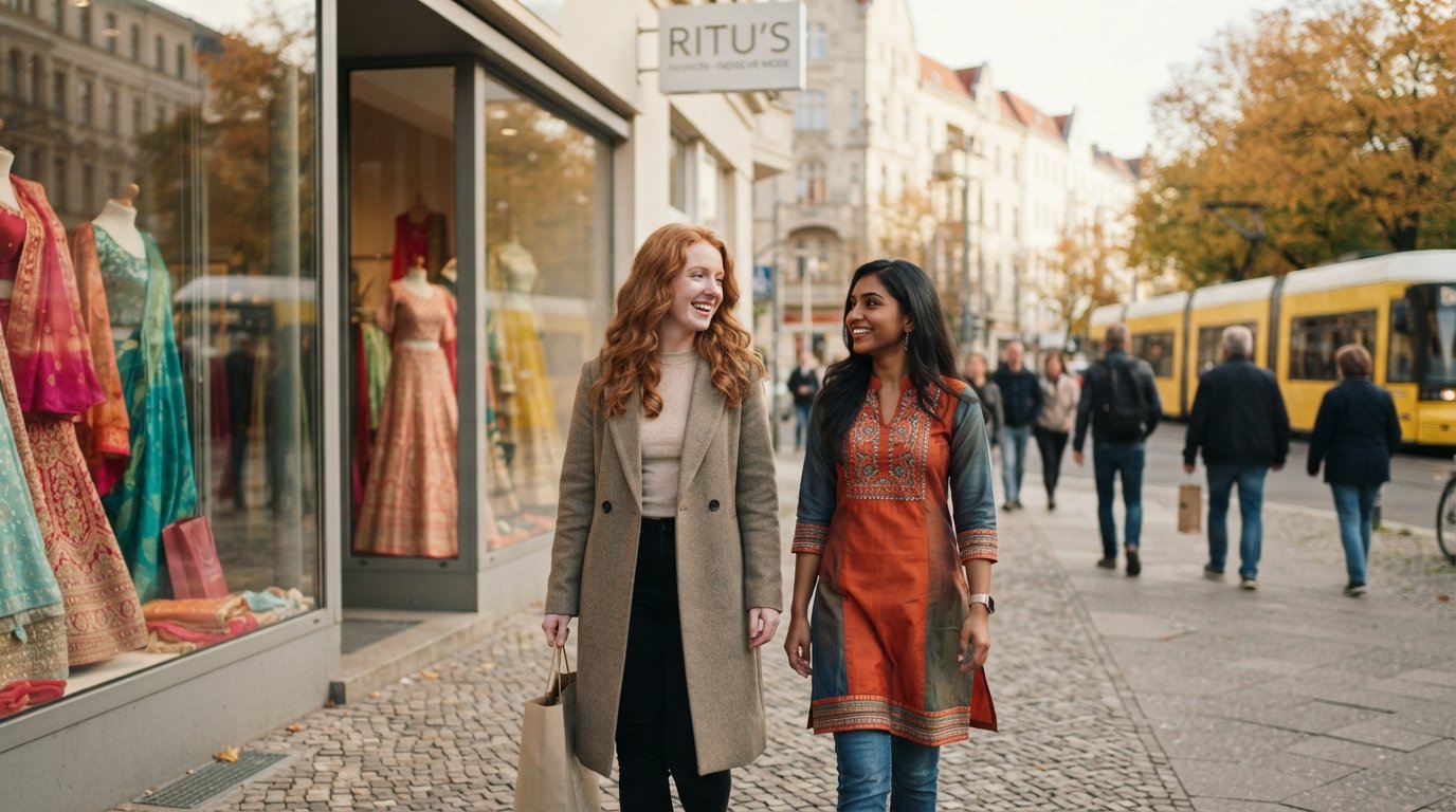 Irish Fashion Looks East: Desi Wear Anticipated, Indian Clothes Germany
