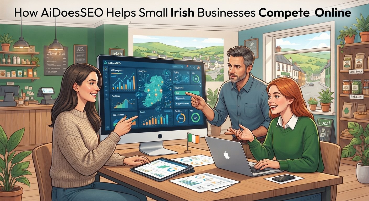 How AiDoesSEO Helps Small Irish Businesses Compete Online