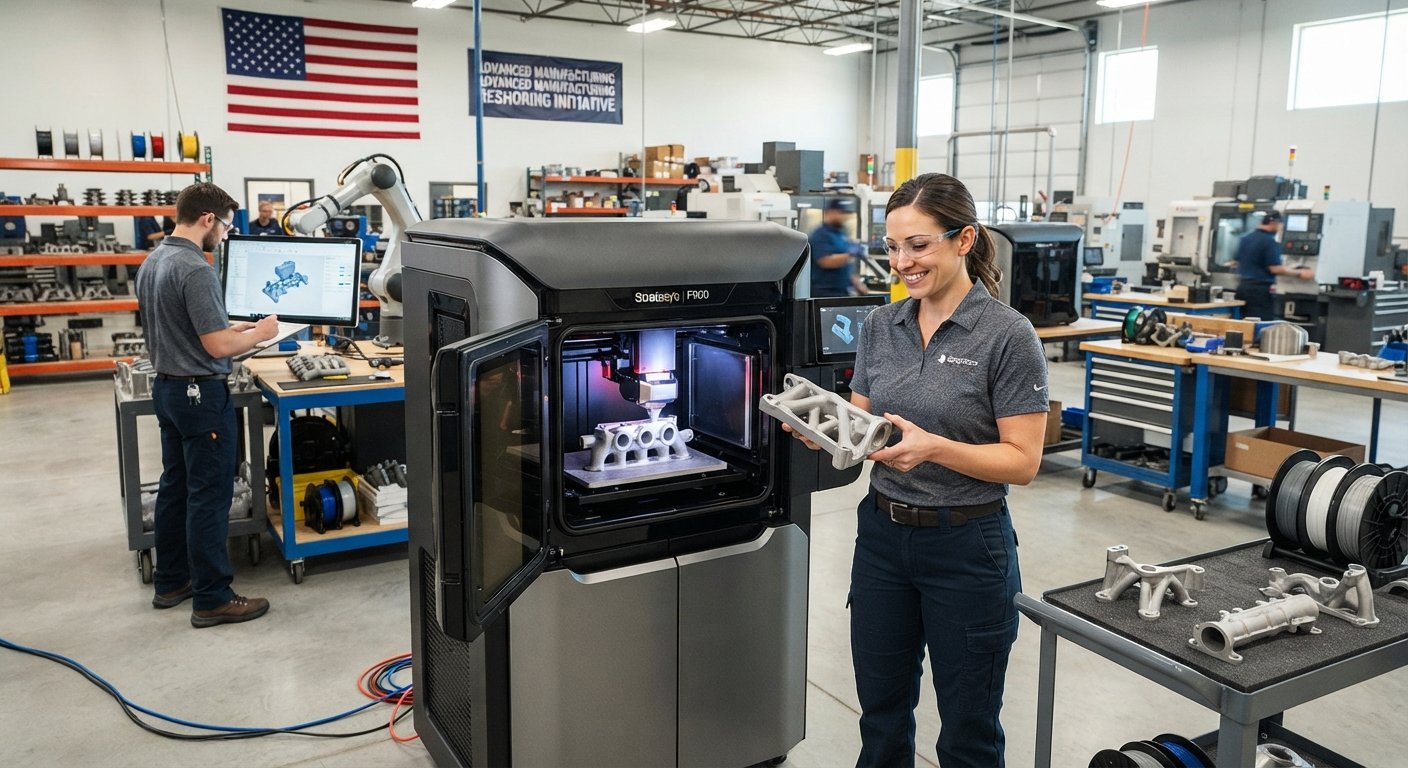 US Manufacturing Reshores with On-Demand 3D Printing