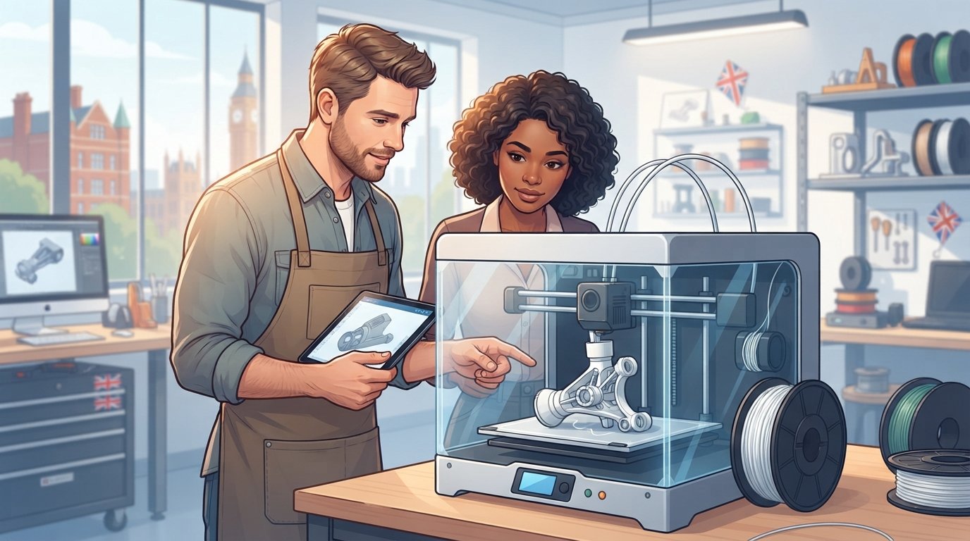 Custom 3D Printing in the UK: From Concept to Reality