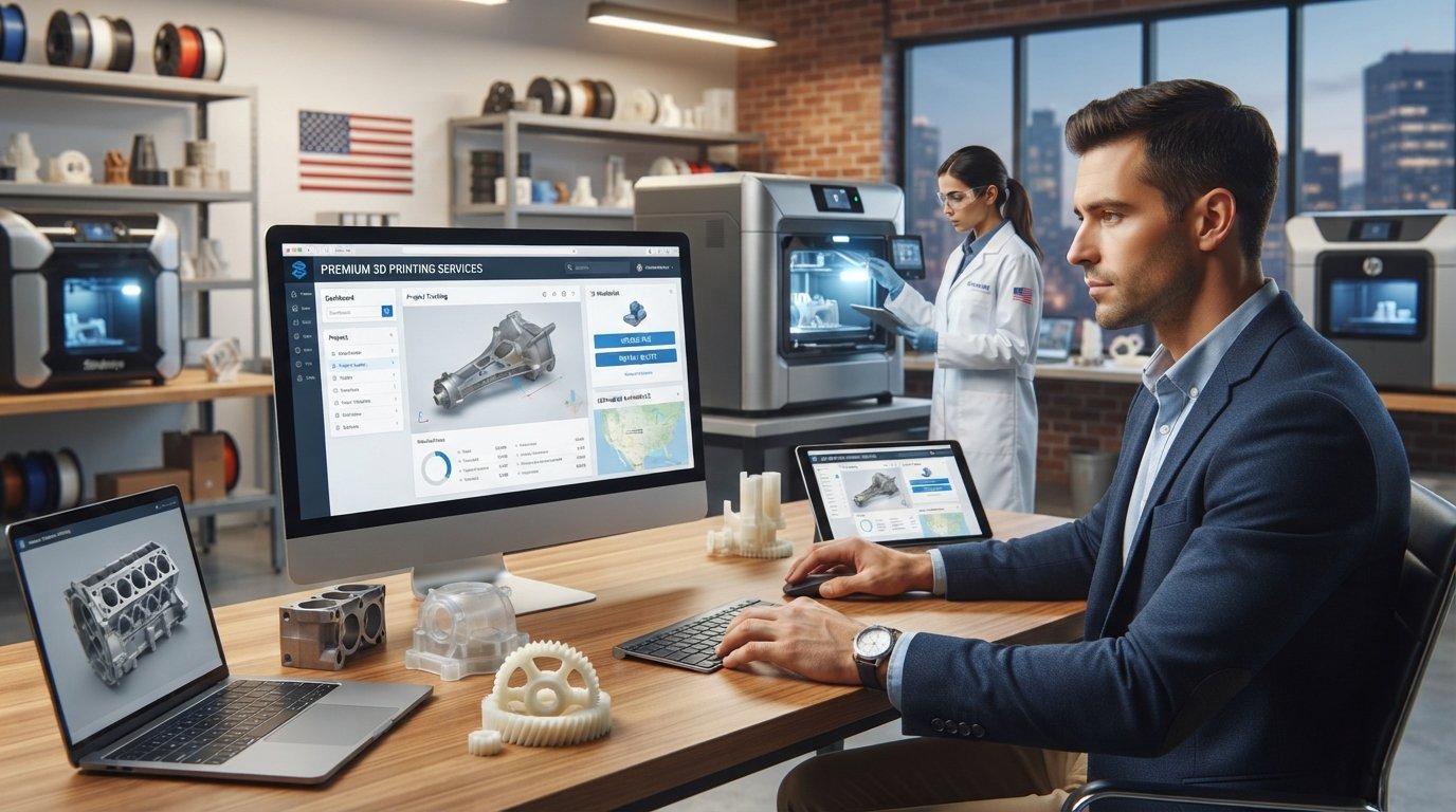 US Businesses: Access Premium Online 3D Printing Services