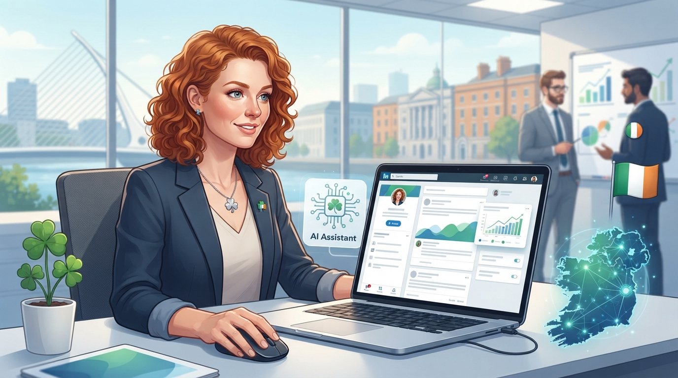 Ireland's AI Adoption Fuels Demand for LinkedIn Content Tools