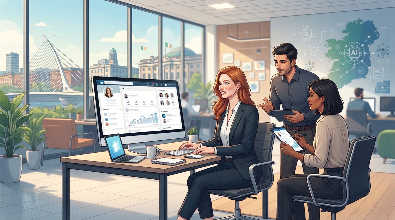 Irish AI Adoption Rises, Spurs Interest in LinkedIn Content