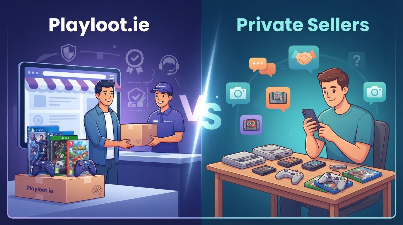Buying Preowned Gaming Bundles: Playloot.ie vs. Private Sellers