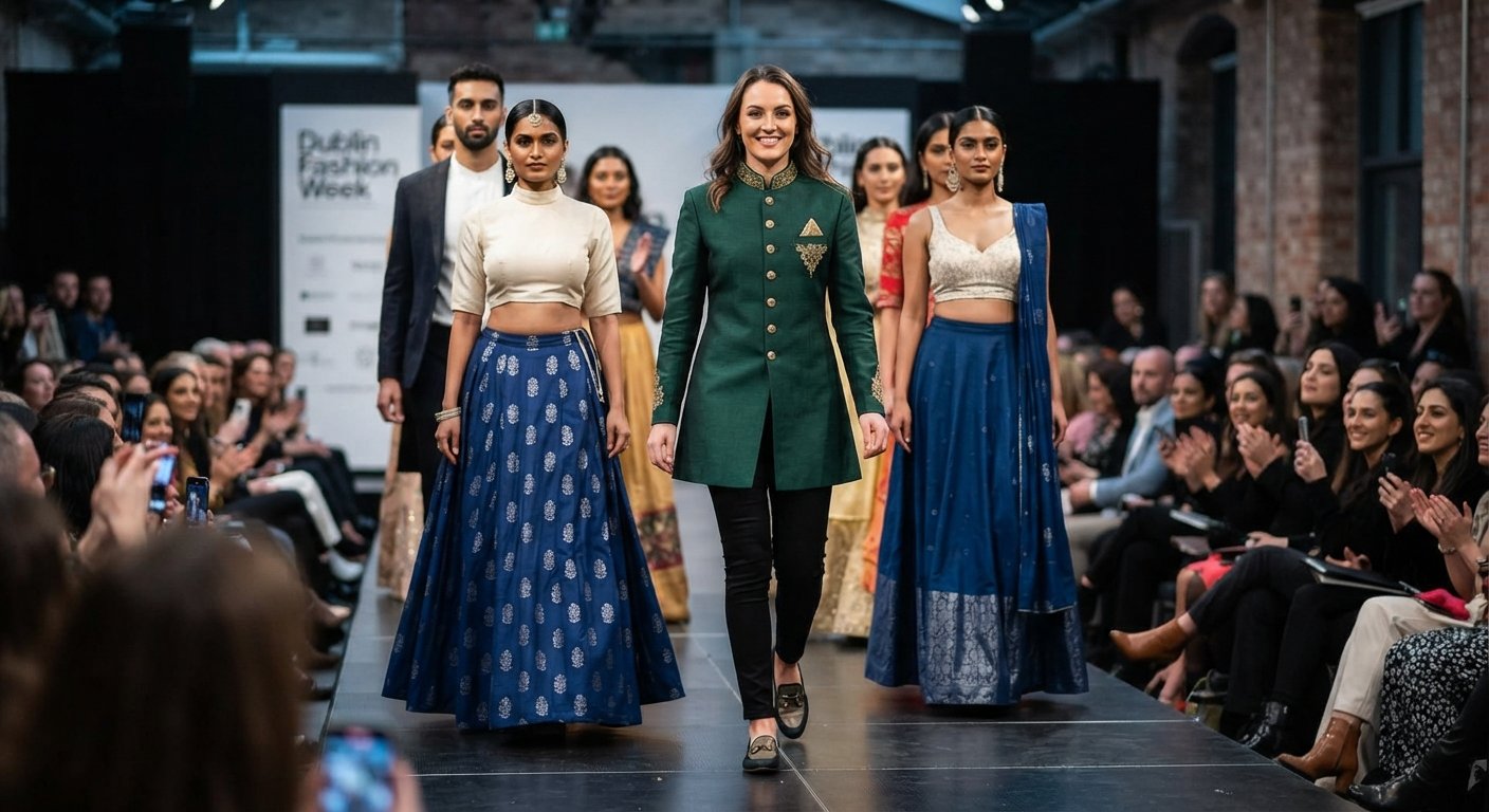 Dublin Fashion Week Sparks Talk of Diverse Styles & Indian Clothes Germany