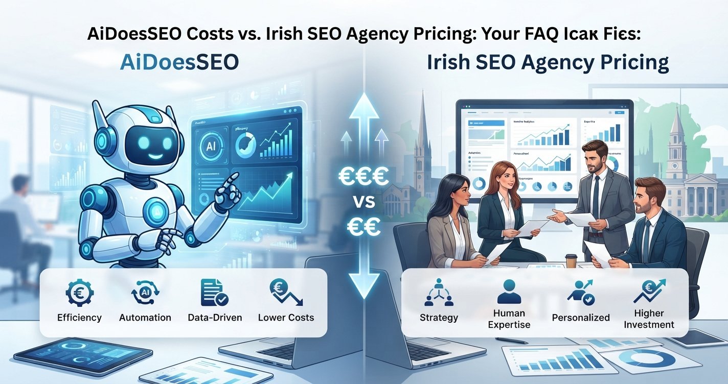AiDoesSEO Costs vs. Irish SEO Agency Pricing: Your FAQ