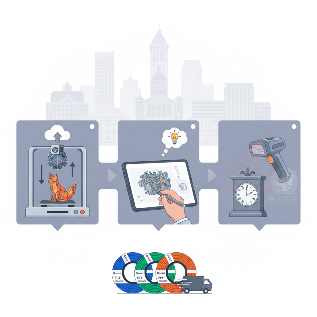 Custom 3D Printing & Design Services in Columbus