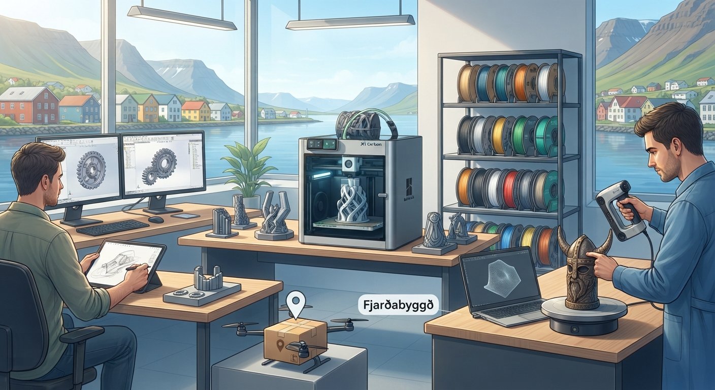 3D Printing & Design Services in Fjarðabyggð | PrintIn3D.ie